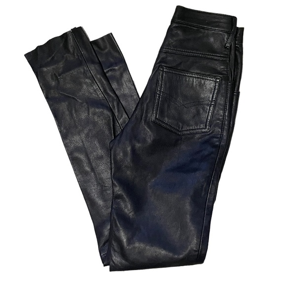 Vintage Leather Ribcage Pants - Picture 5 of 7